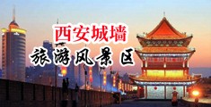 黄色网站双鸡巴插逼里中国陕西-西安城墙旅游风景区
